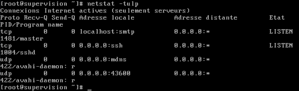 centos7 22netstat